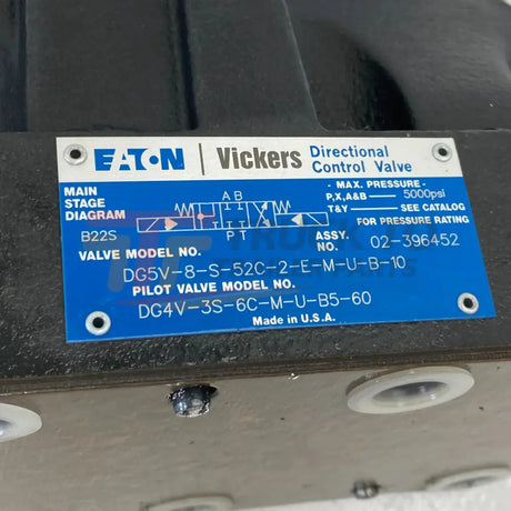 02-396452 Genuine Eaton Directional Control Valve - Truck To Trailer