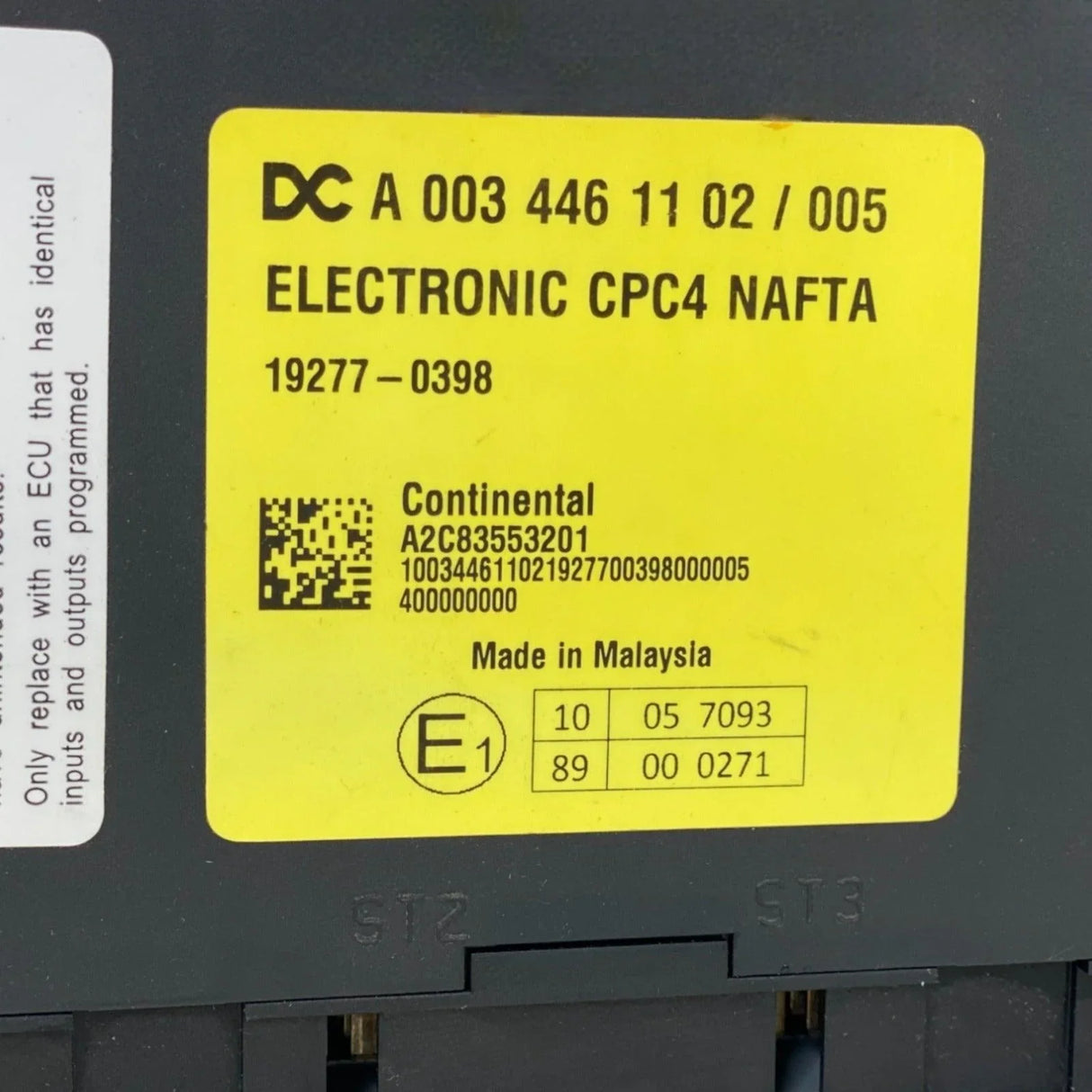 Ea0034461102 Genuine Detroit Diesel Cpc Module For Freightliner Cascadia Used - Truck To Trailer