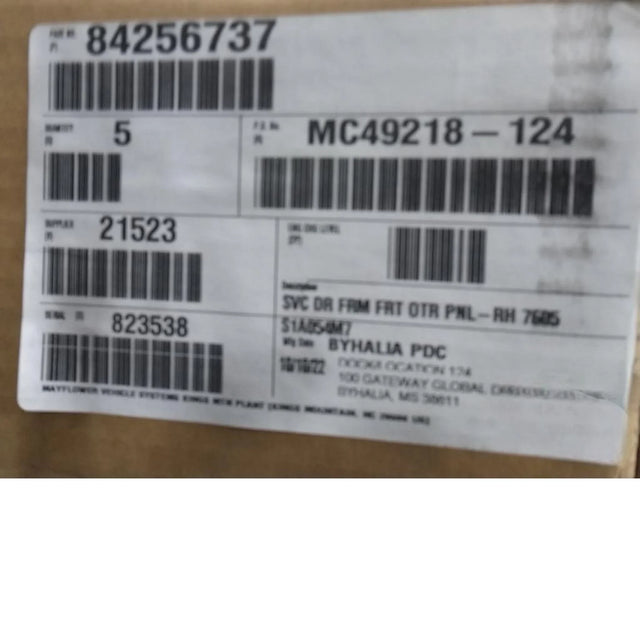 84256737 Genuine Volvo Right Front Panel - Truck To Trailer