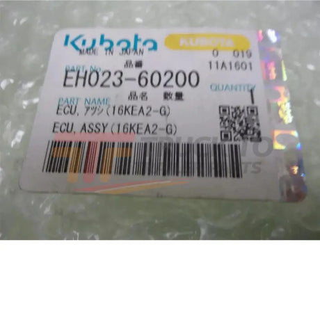 EH023-60200 Kubota ECU 16KEA2-G - Truck To Trailer