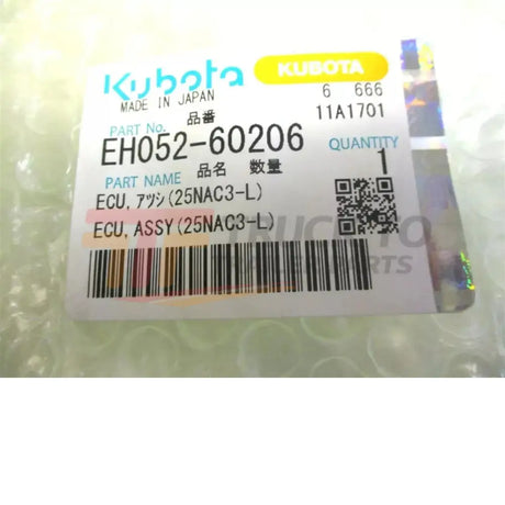 EH052-60206 Kubota ECU Assembly 25NAC3-L - Truck To Trailer