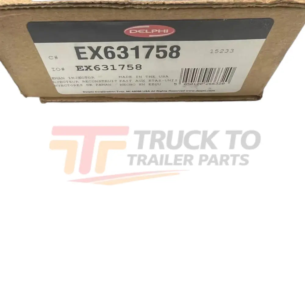 EX631758 Delphi Fuel Injector - Truck To Trailer