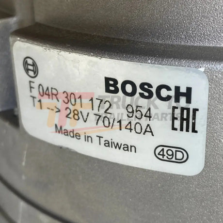 F04R301172 Genuine Bosch Alternator 28V - Truck To Trailer