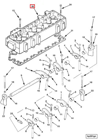 3047947 Cummins Rocker Lever Housing