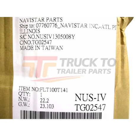 FLT100T141 International Alternator 24V T1 Type Without Pulley - Truck To Trailer