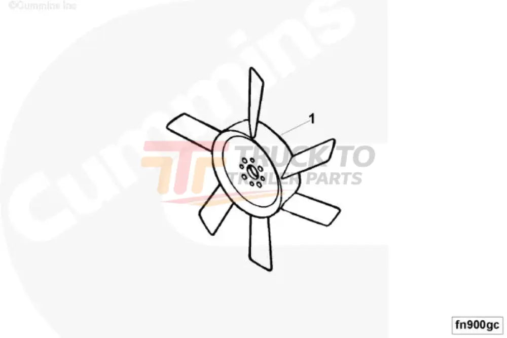 Cummins Fn9028 Engine Cooling Fan - Truck To Trailer