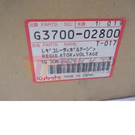 G3700-02800 Kubota Voltage Regulator - Truck To Trailer