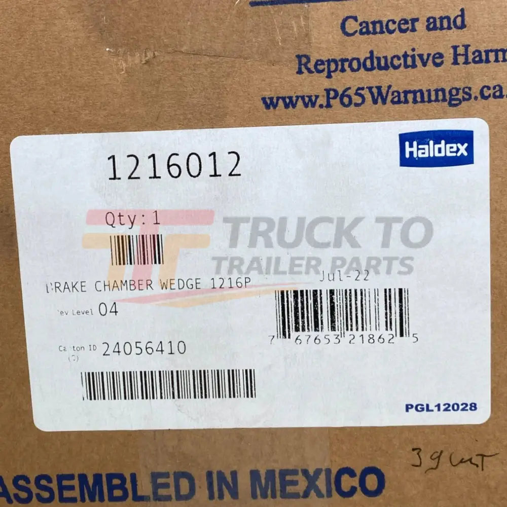 HDX160984 Genuine Freightliner Combination Wedge Brake Chamber - Truck To Trailer