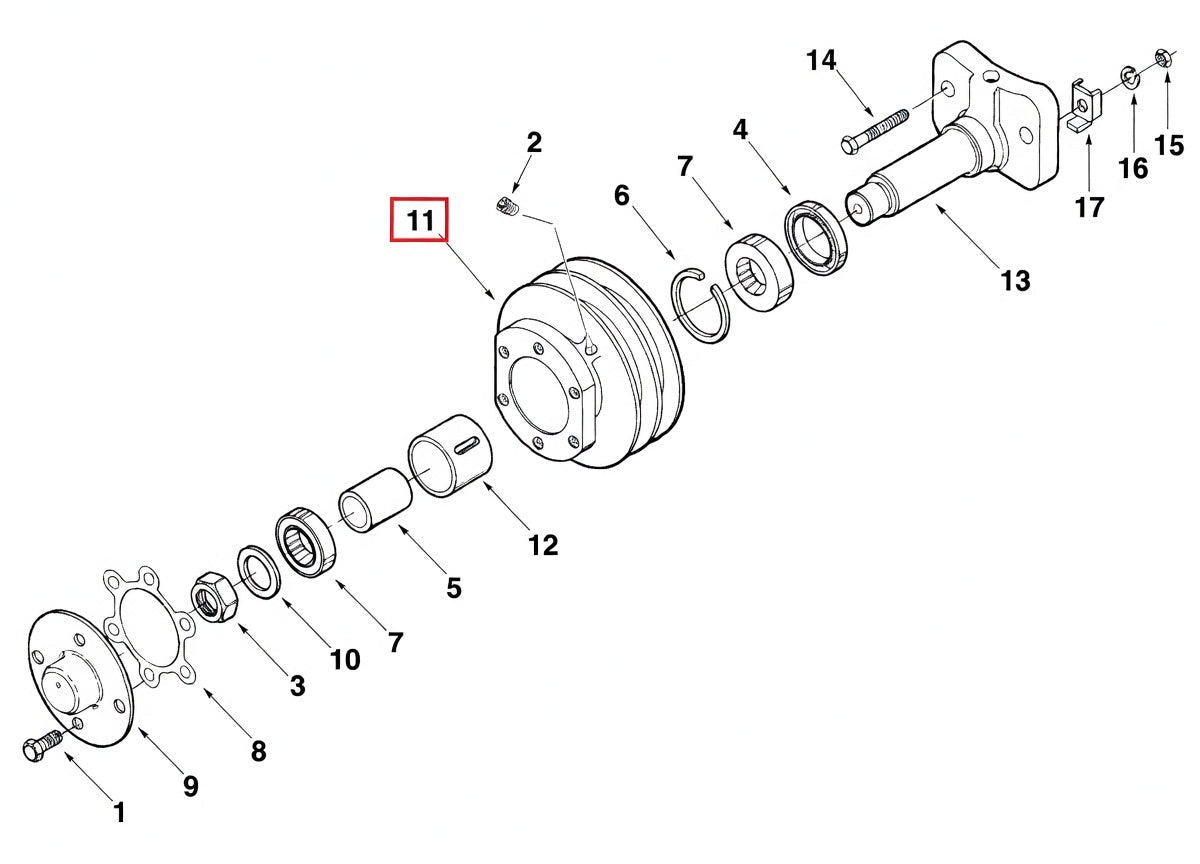 3002618 Cummins Fan Pulley