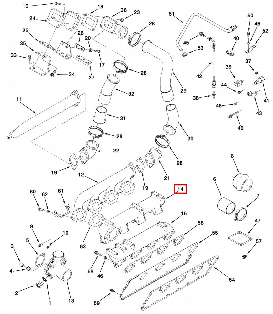3005446 Cummins Air Intake Manifold