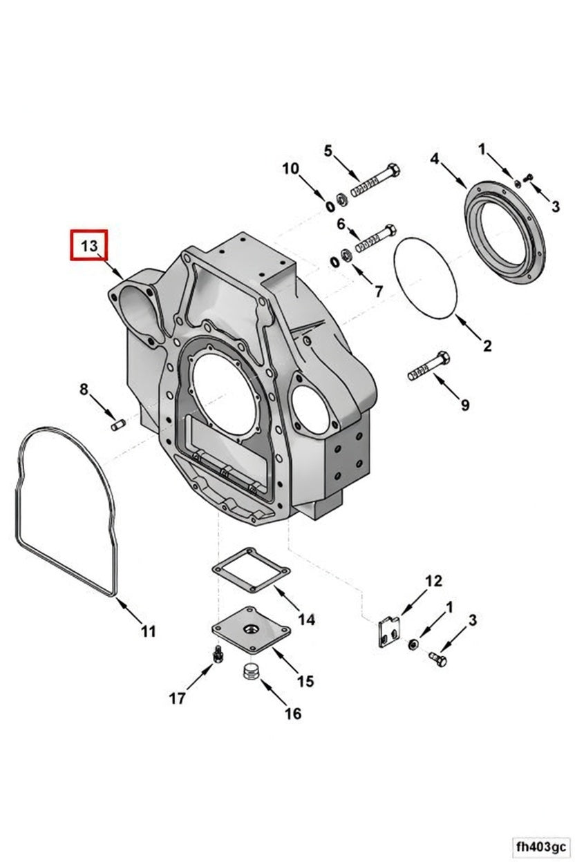 3036797 Cummins Flywheel Housing
