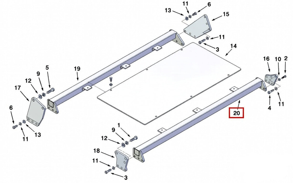 3627971 Cummins Debris Shield Bracket