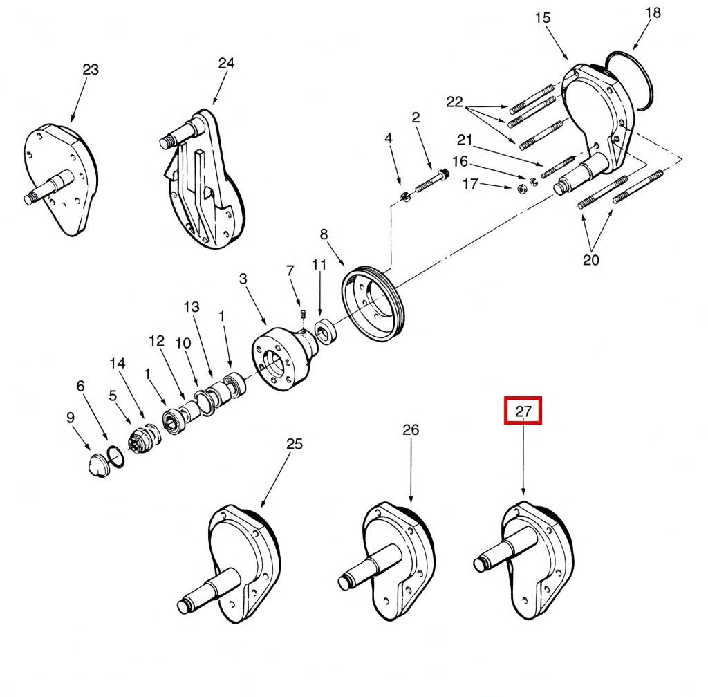 3036140 Cummins Fan Spindle