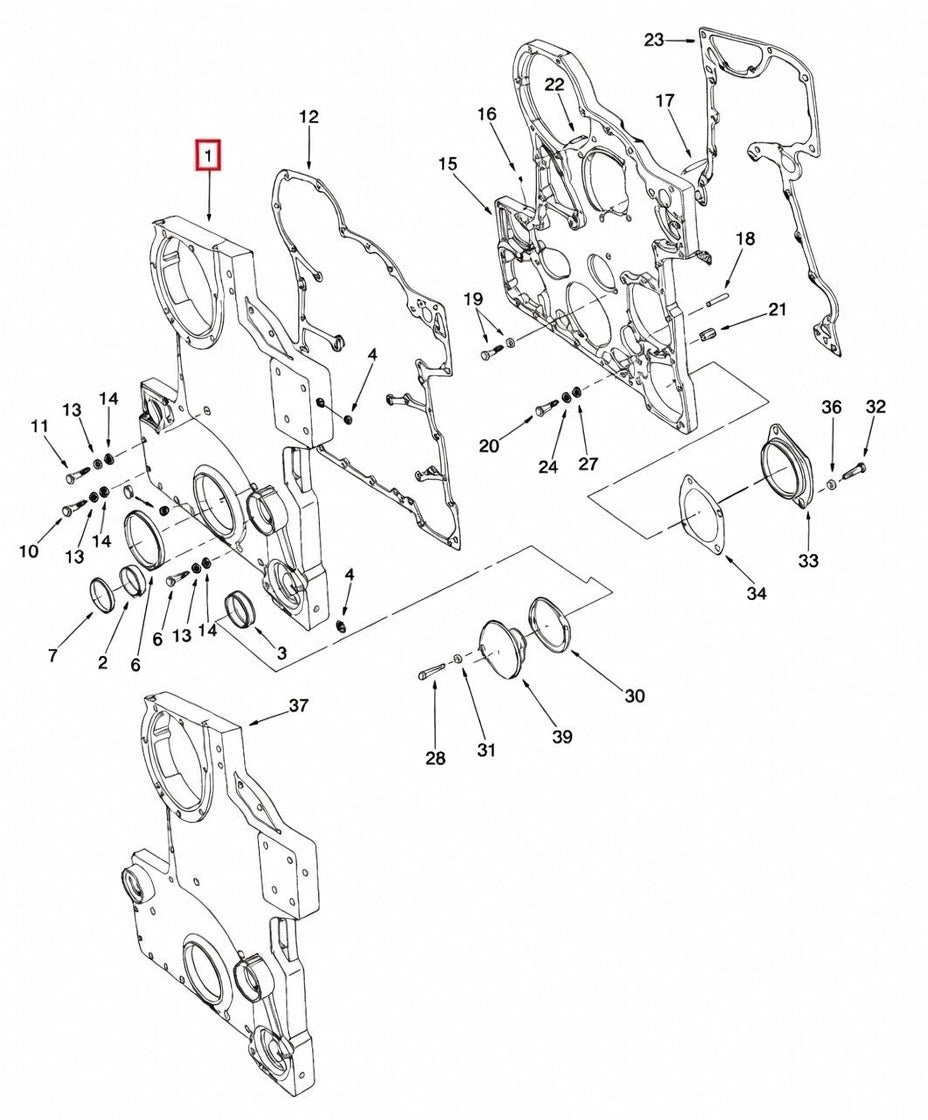 3016817 Cummins Gear Cover