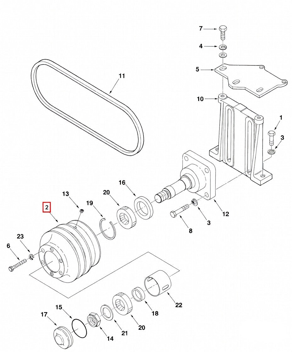 3353914 Cummins Fan Pulley – Truck To Trailer