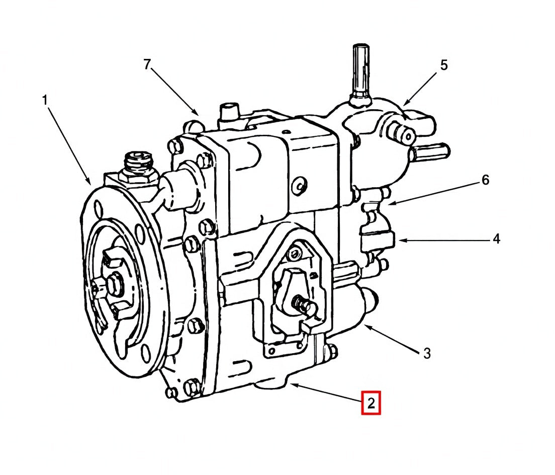 3057808 Cummins Fuel Pump Aftercooler Body