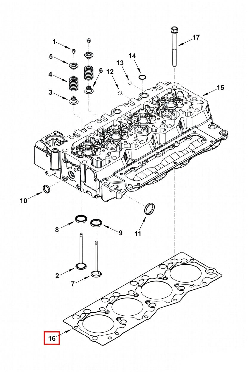 3978380 Cummins Cylinder Head Gasket
