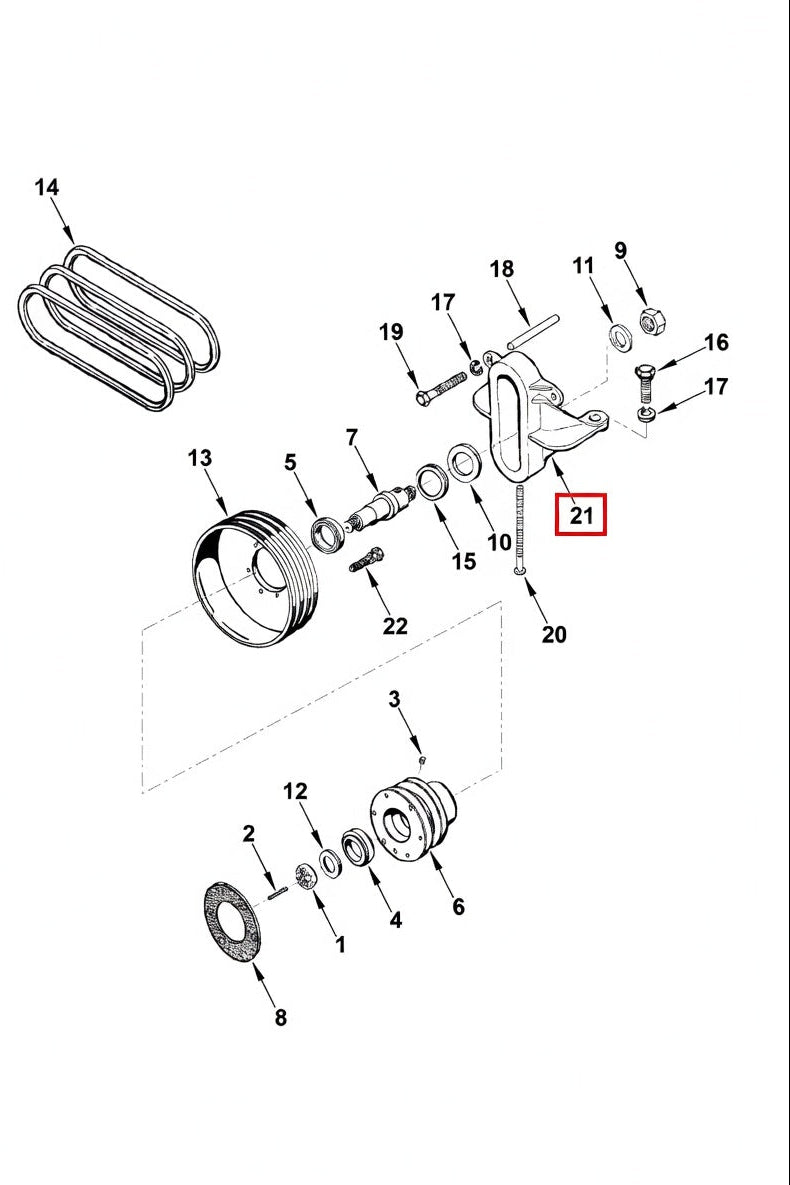3040698 Cummins Fan Bracket