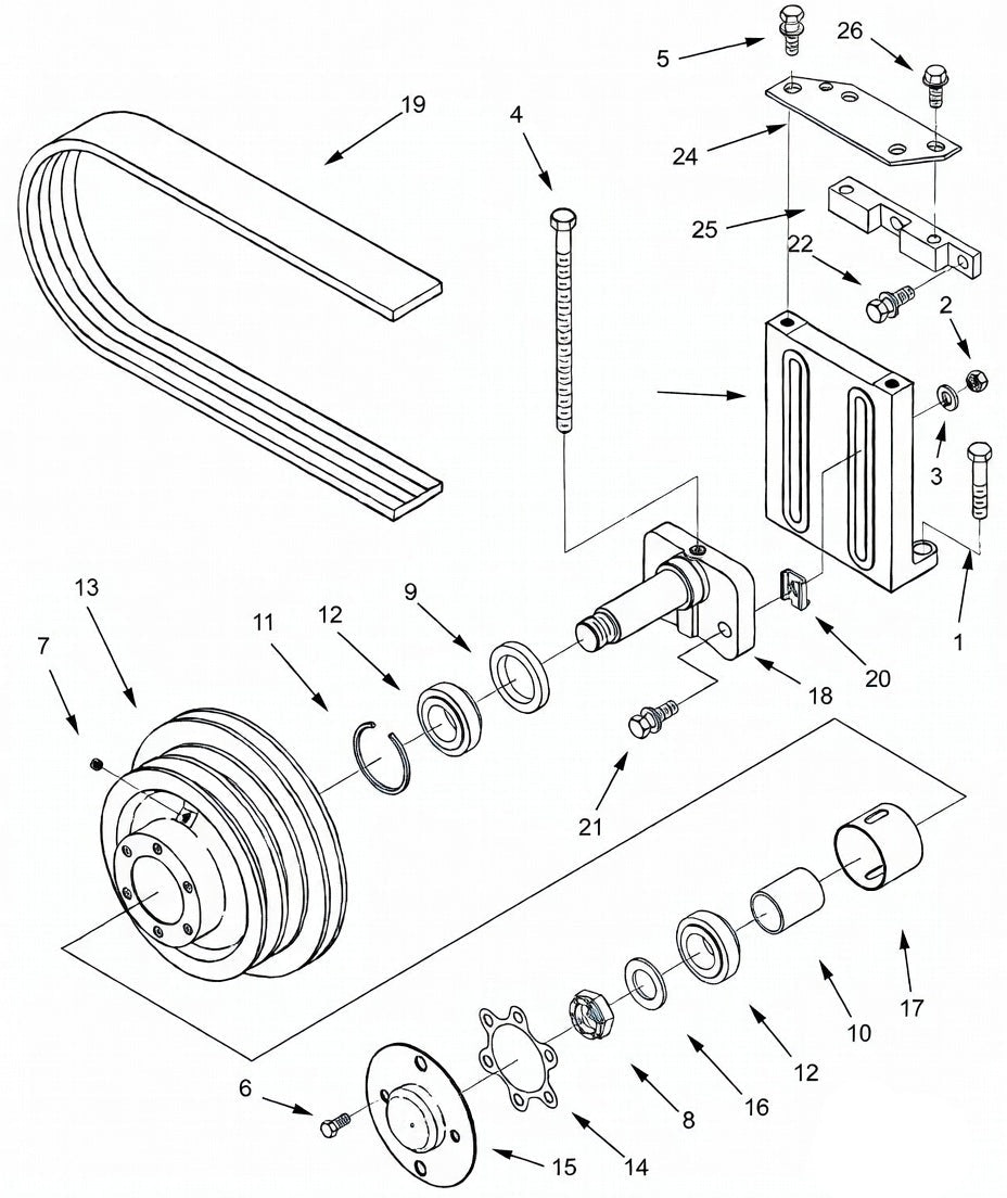 3013384 Cummins Fan Hub