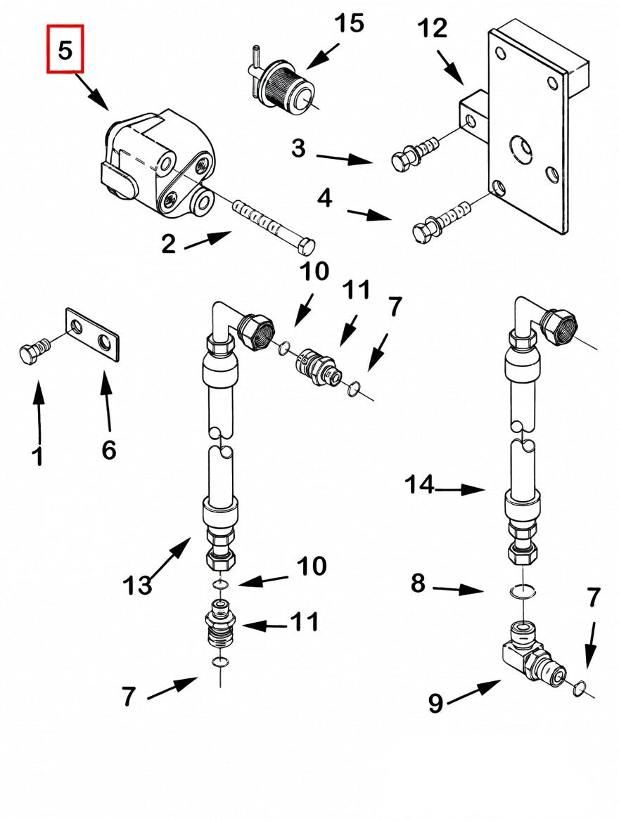 3066437 Cummins Fluid Level Sensor Housing