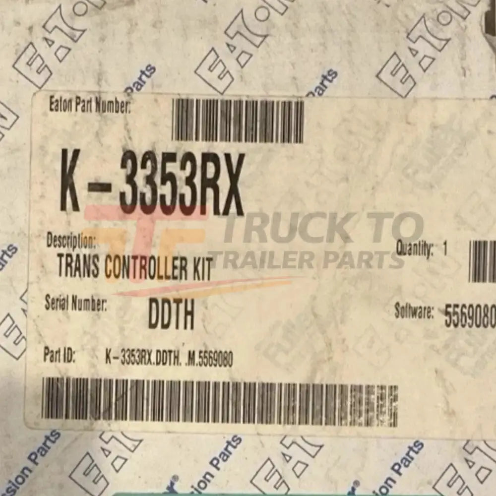 K-3353RX Genuine Eaton Reman Exchange Transmission Controller Kit - Truck To Trailer