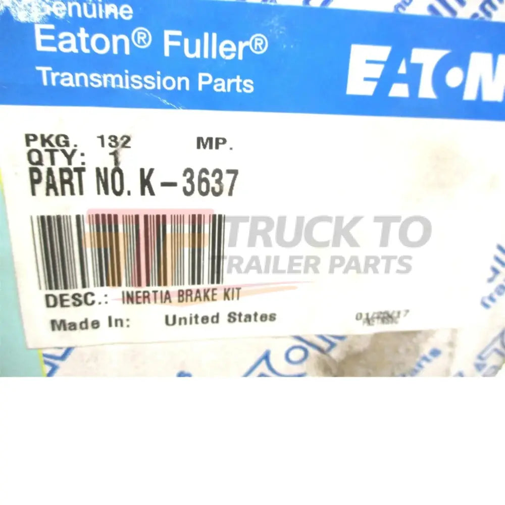 K-3637 Genuine Eaton Inertia Brake Kit - Truck To Trailer