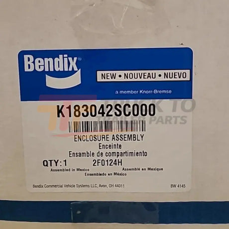 K183042SC000 Genuine Bendix Enclosure Assembly - Truck To Trailer