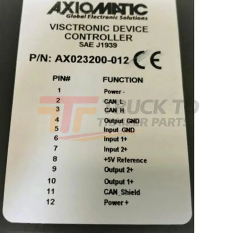 AX023200-012 Genuine Freightliner Fan Device Controller - Truck To Trailer