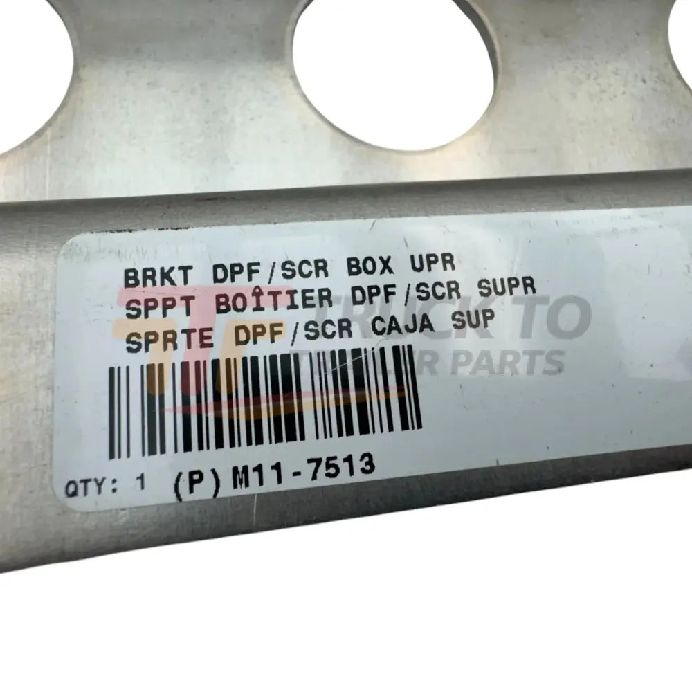 M11-7513 Genuine Peterbilt DPF/SCR Box Upper Bracket - Truck To Trailer