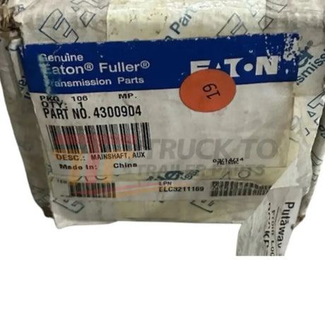 4300904 Genuine Eaton Auxiliary Mainshaft - Truck To Trailer