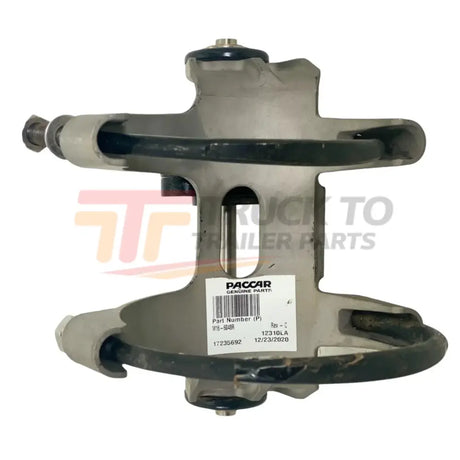 M166048R Genuine Paccar Right Side Exhaust Slider Bracket Clamp Assembly - Truck To Trailer