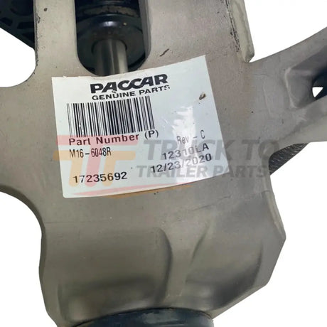 M166048R Genuine Paccar Right Side Exhaust Slider Bracket Clamp Assembly - Truck To Trailer