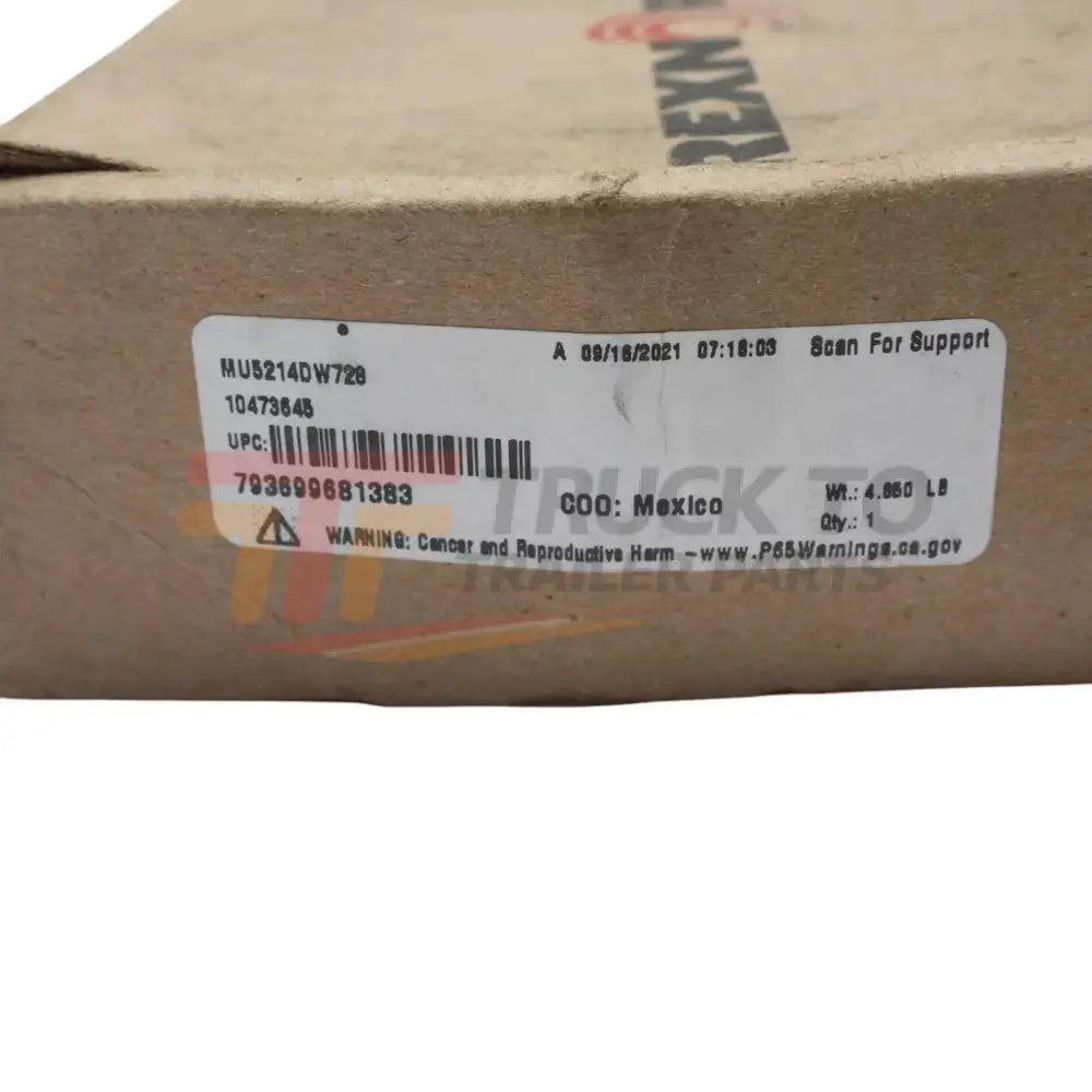 MU5214DW728 Rexnord Bearing 70mm Bore x 125mm O.D. x 39.69mm Width - Truck To Trailer