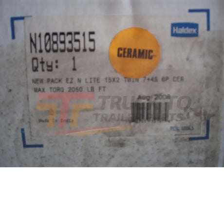 N10893515 Genuine Haldex Clutch Friction Plate - Truck To Trailer