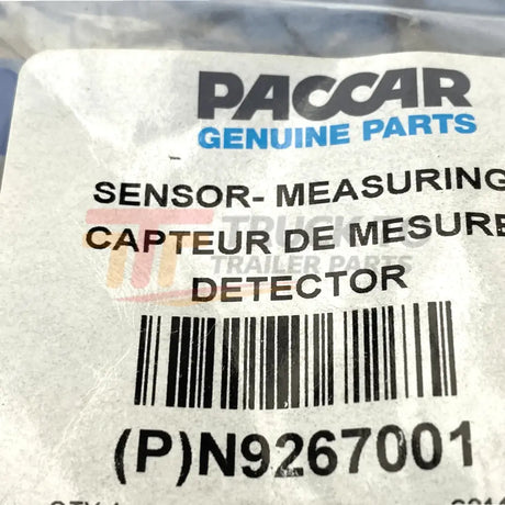 N9267001 Genuine Paccar Fluid Level Sensor Assembly For Kenworth Peterbilt - Truck To Trailer