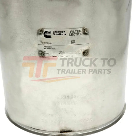 P239835 Genuine Cummins DPF Diesel Particulate Filter - Truck To Trailer