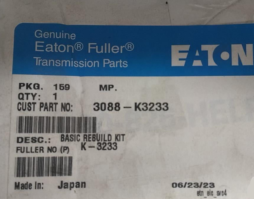 3088-K3233 Genuine Mack Basic Transmission Rebuild Kit