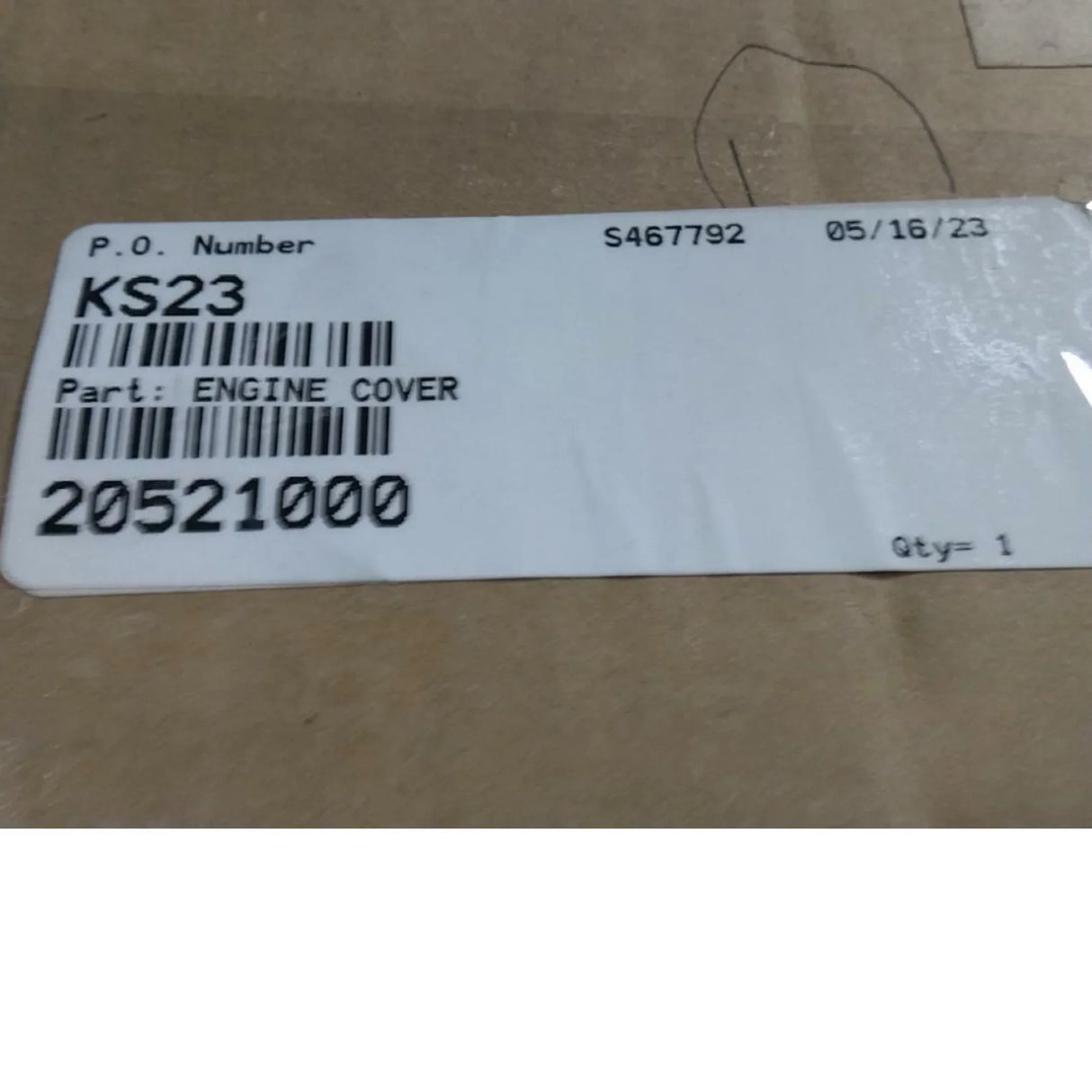 20521000 Genuine Volvo Engine Cover - Truck To Trailer