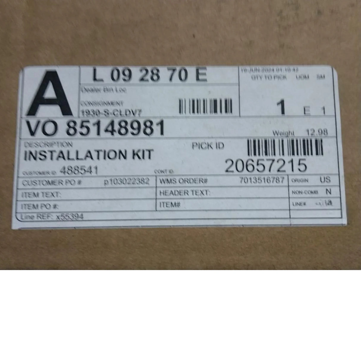 85148981 Genuine Mack Installation Kit - Truck To Trailer