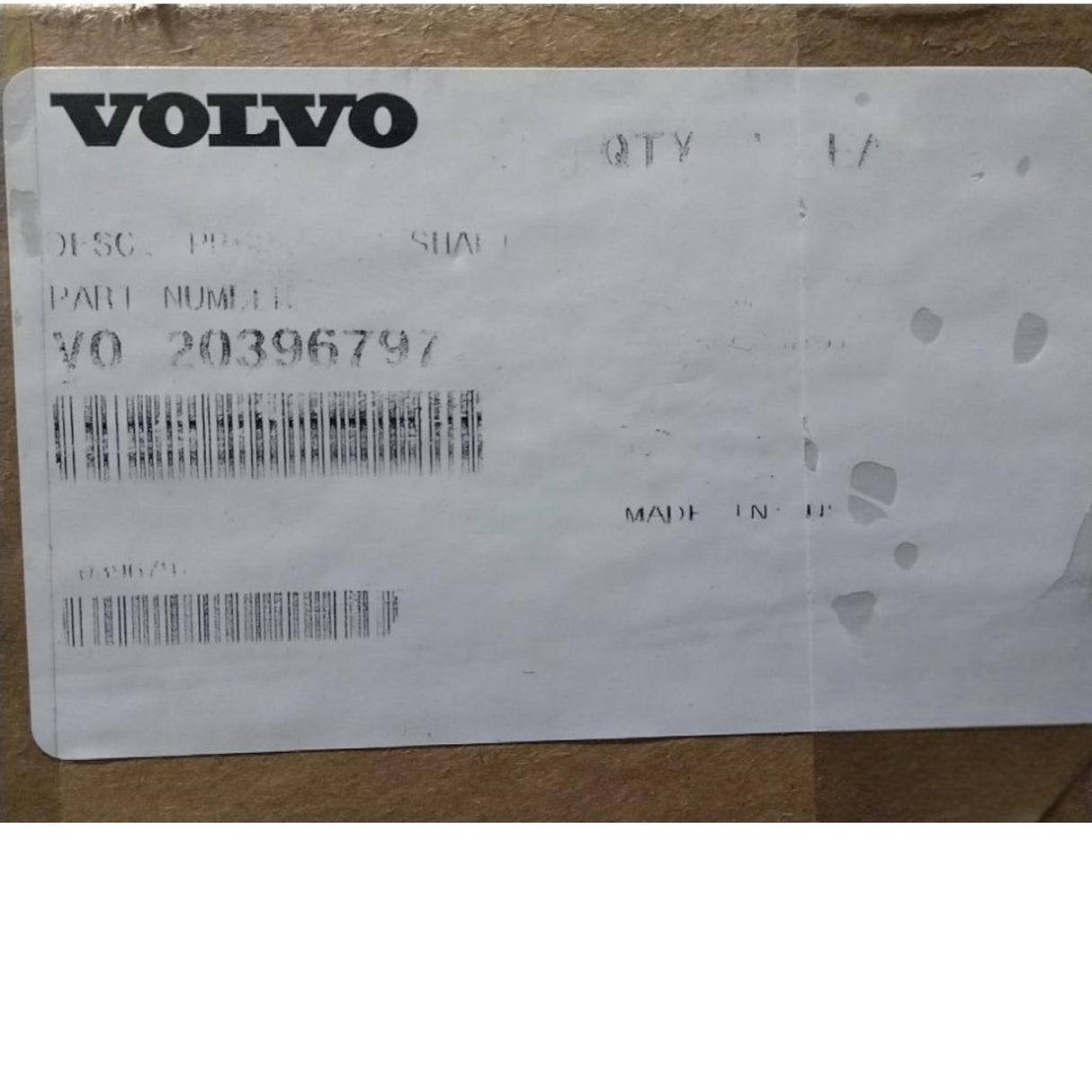 20396797 Genuine Mack Propeller Shaft