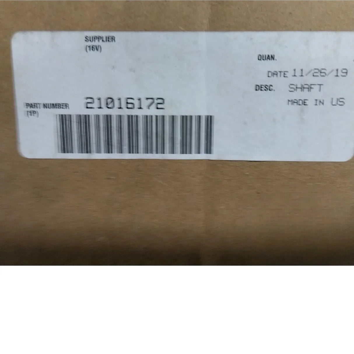 21016172 Genuine Mack Shaft - Truck To Trailer