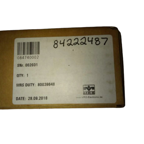 84222487 Genuine Volvo Memory Unit - Truck To Trailer