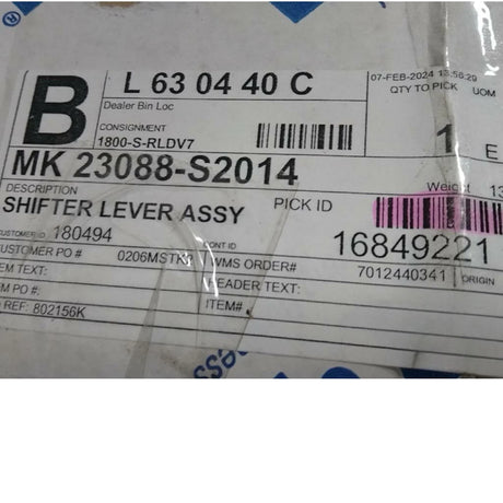 3088-S2014 Genuine Mack Shifter Lever Assy - Truck To Trailer
