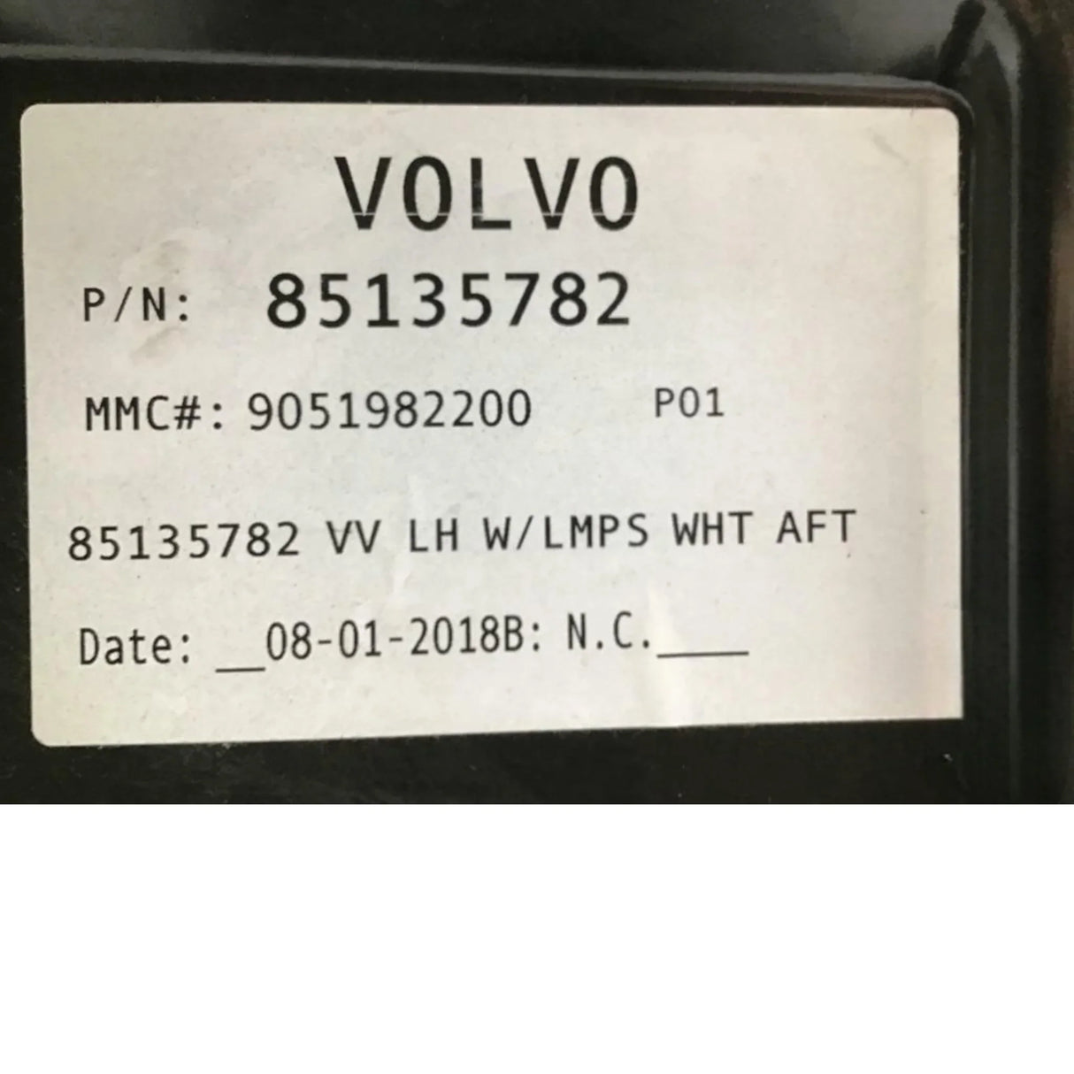 85135782 Genuine Volvo Right Extension Bumper - Truck To Trailer