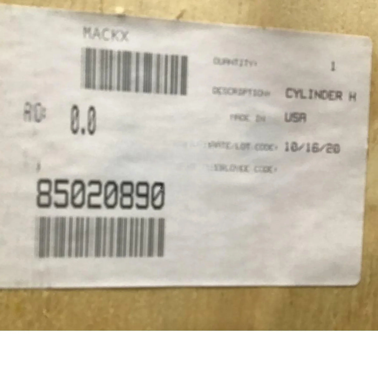 85020890 Genuine Mack Cylinder Head - Truck To Trailer