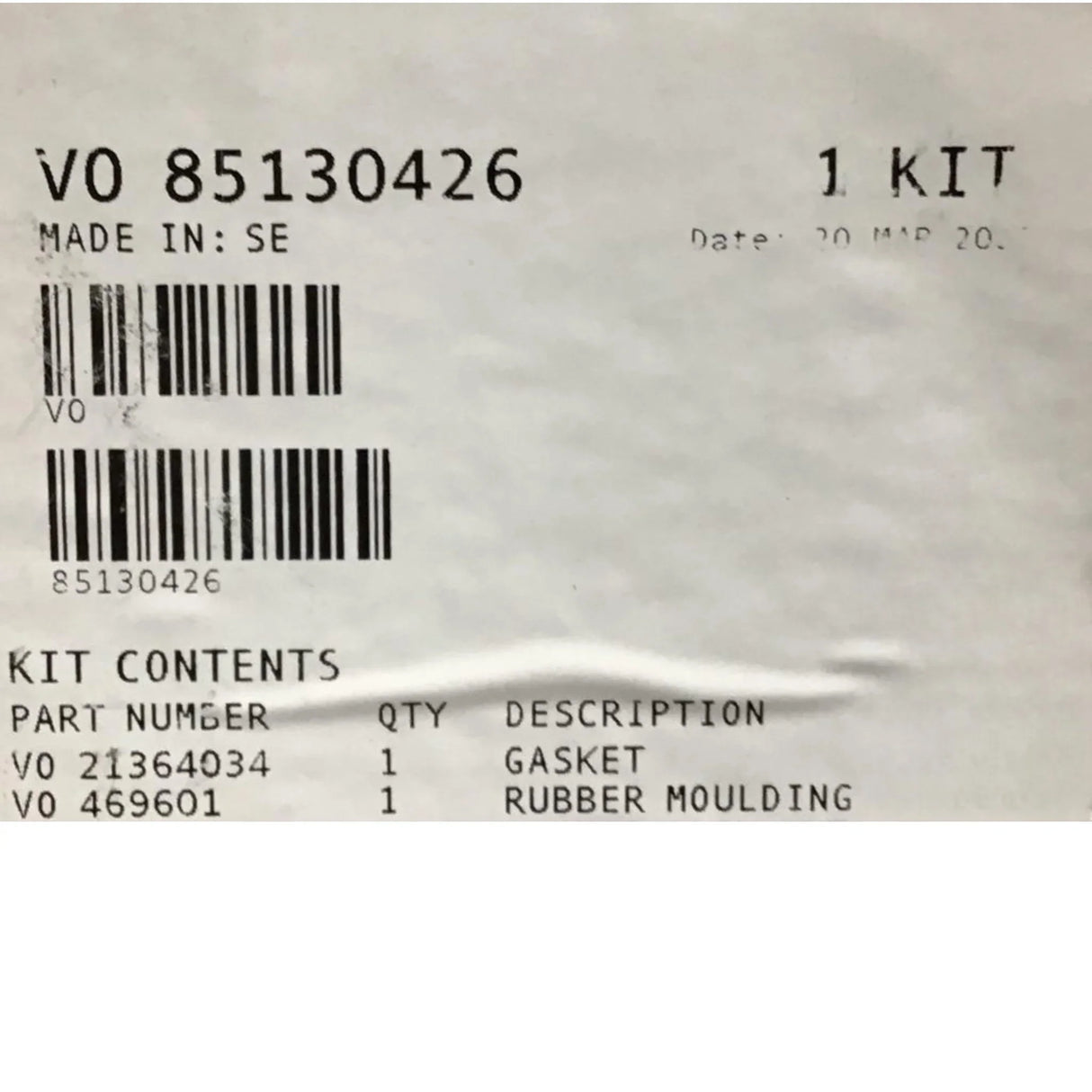 85130426 Genuine Volvo Oil Cooler - Truck To Trailer