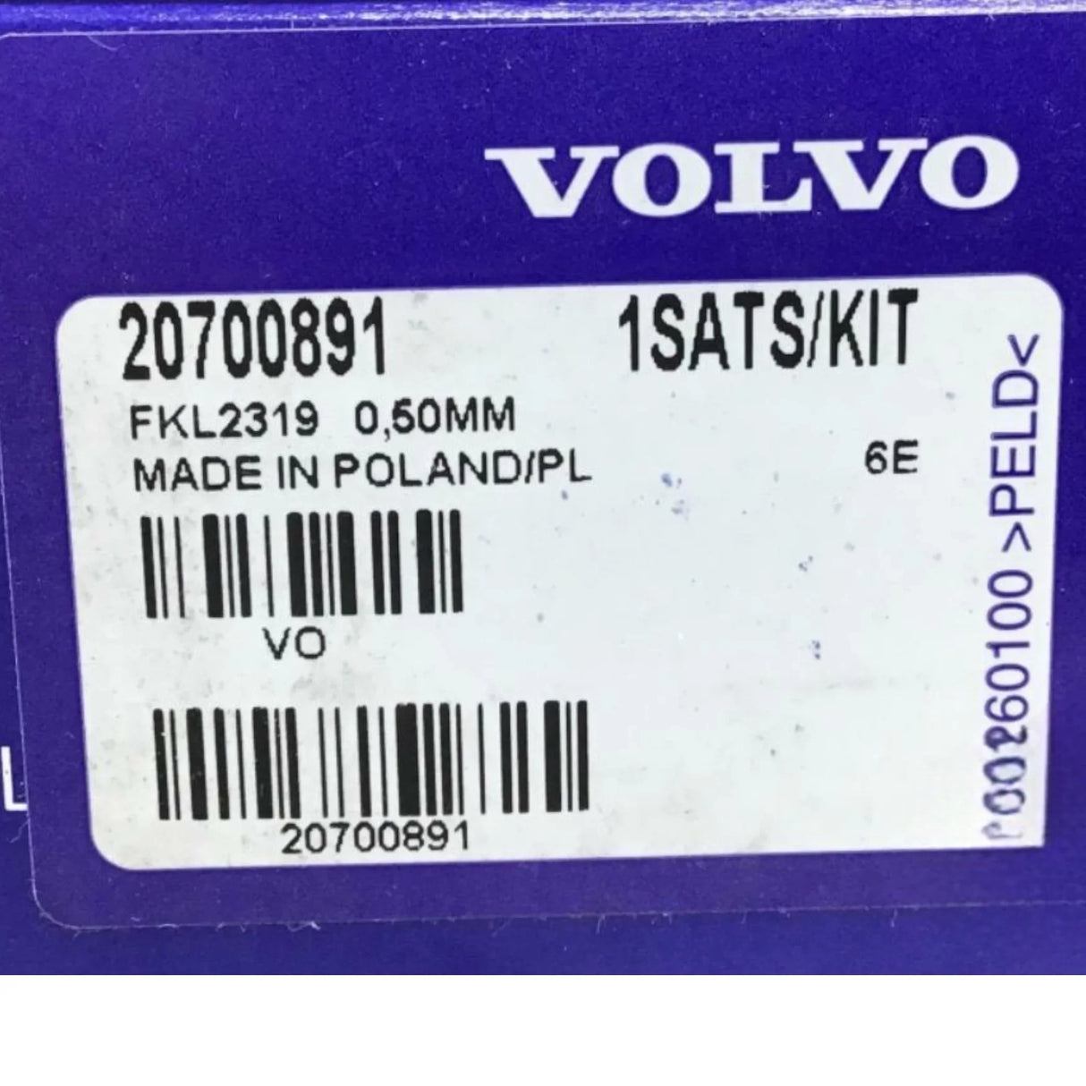 20700891 Genuine Volvo Main Bearing Kit - Truck To Trailer