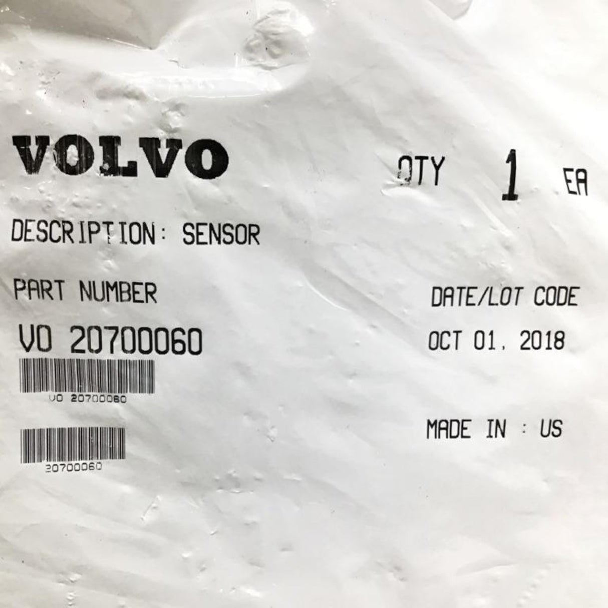 20700060 Genuine Mack Sensor