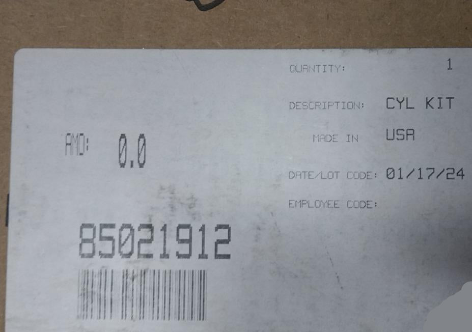 85021912 Genuine Mack Loaded Cylinder Piston