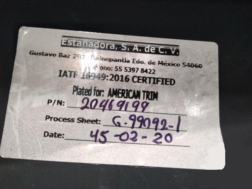 20469199 Genuine Mack Bumper